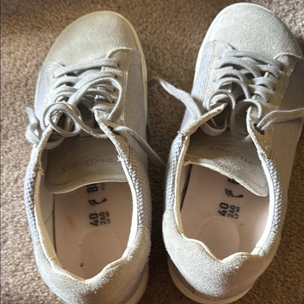 Birkenstock Light Gray Sneakers cushion